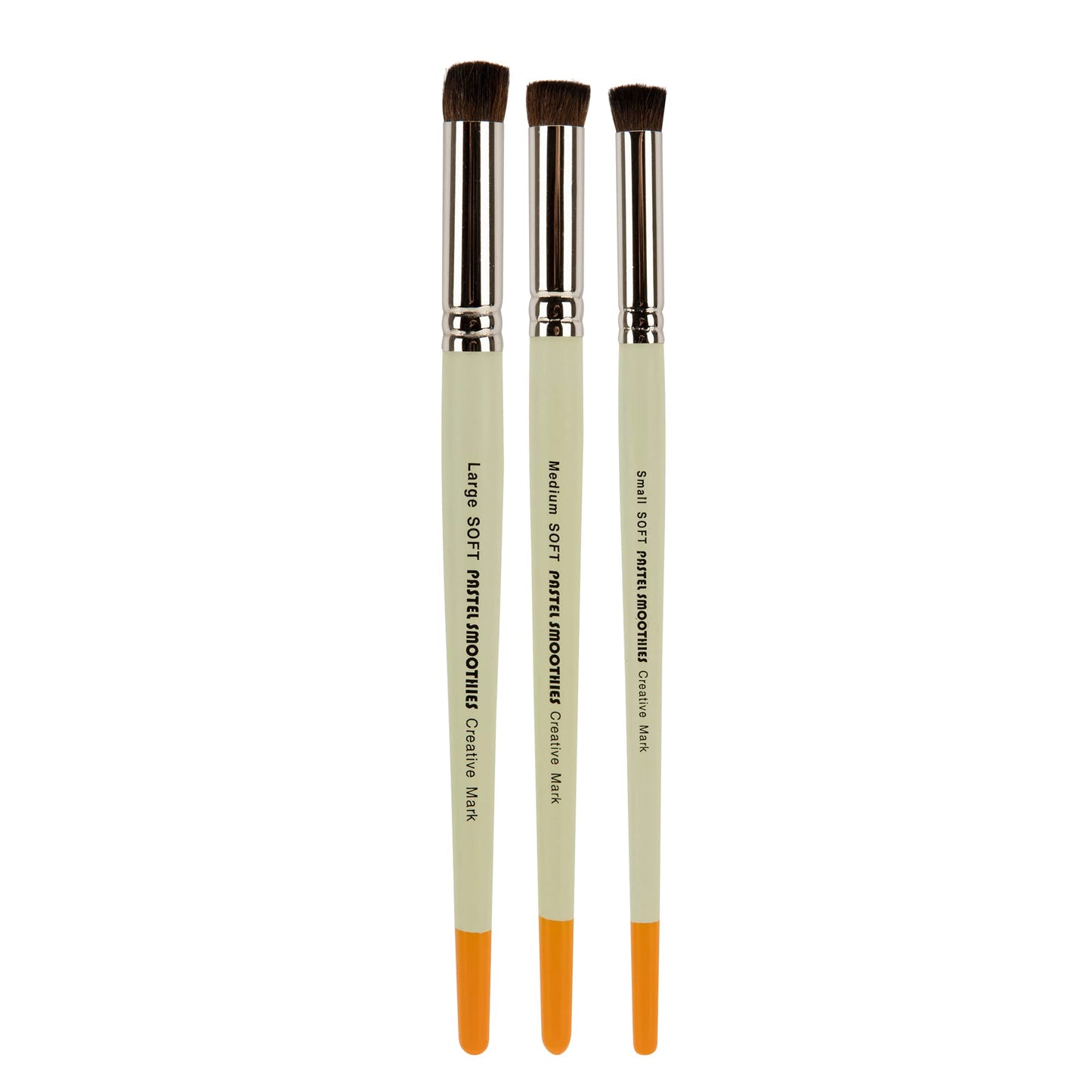 Creative Mark Pastel Smoothies Soft Set of 3 | 6 Pack | 18 Total - Paintbrush for Pastel Blending