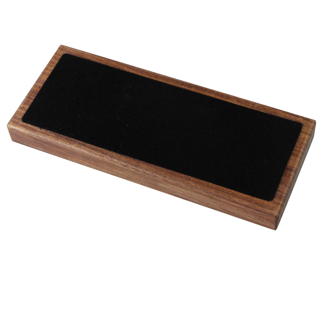 aufodara Wood Pen Tray Desktop Office Storage Box Coin Keys Holder