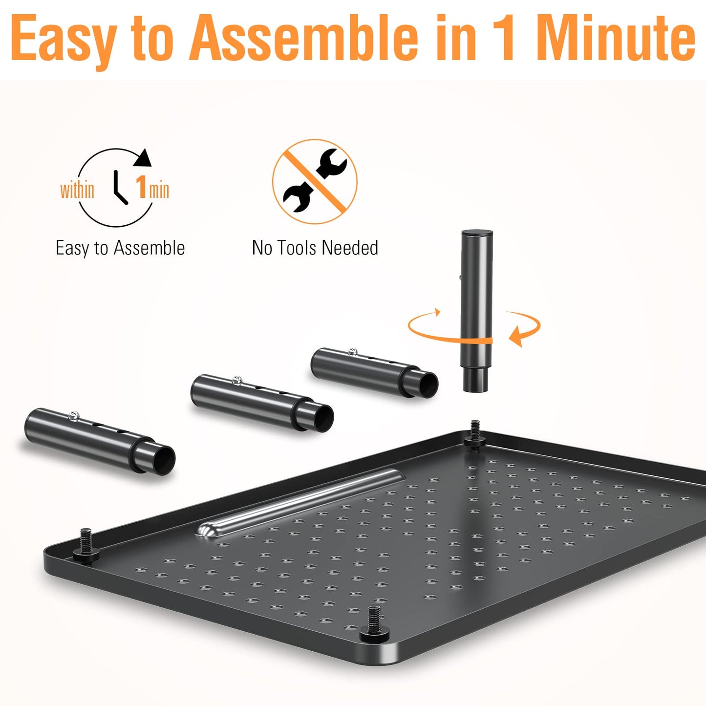ELIVED 2 Pack Monitor Stand Riser - 3 Height Adjustable Monitor Stand