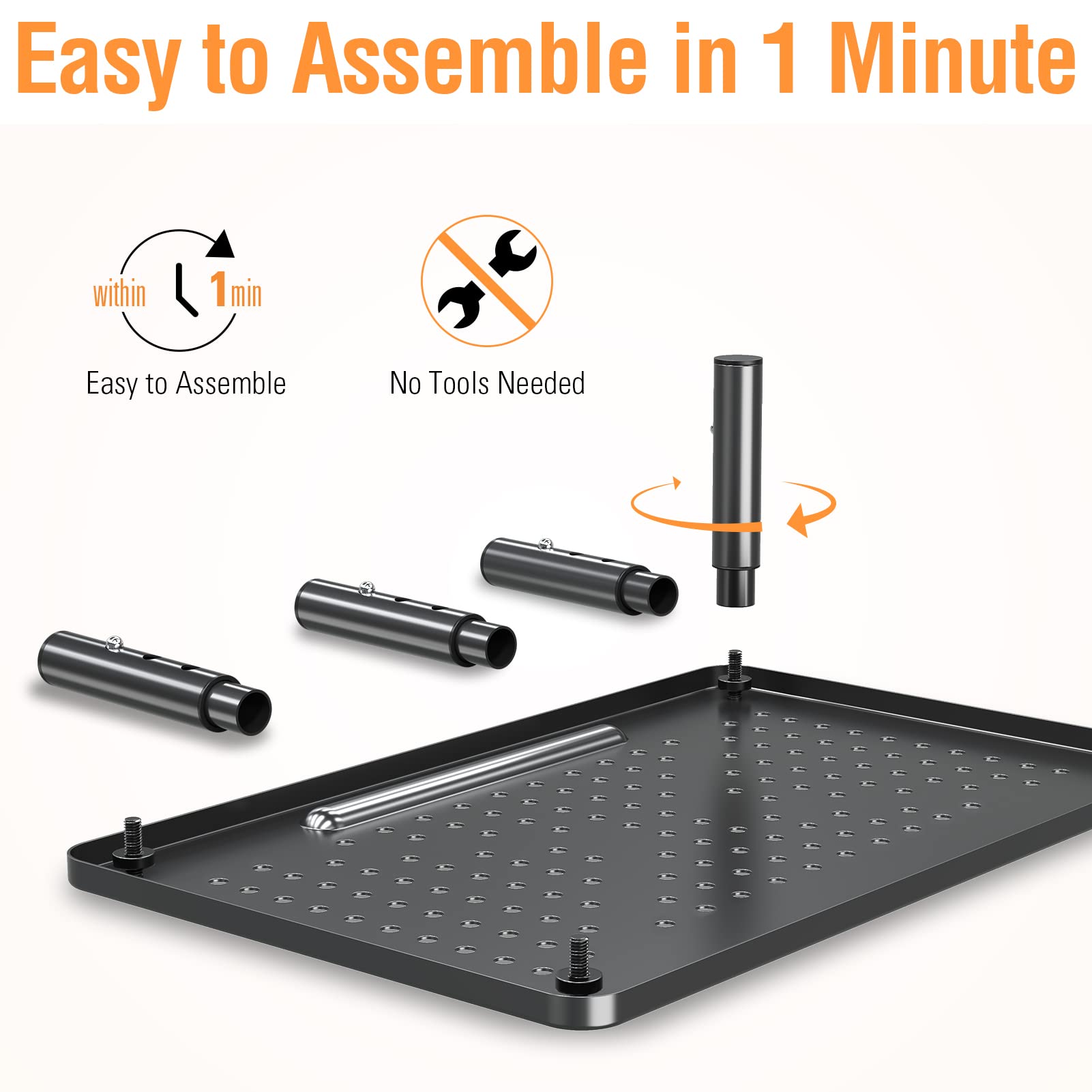 ELIVED 2 Pack Monitor Stand Riser - 3 Height Adjustable Monitor Stand