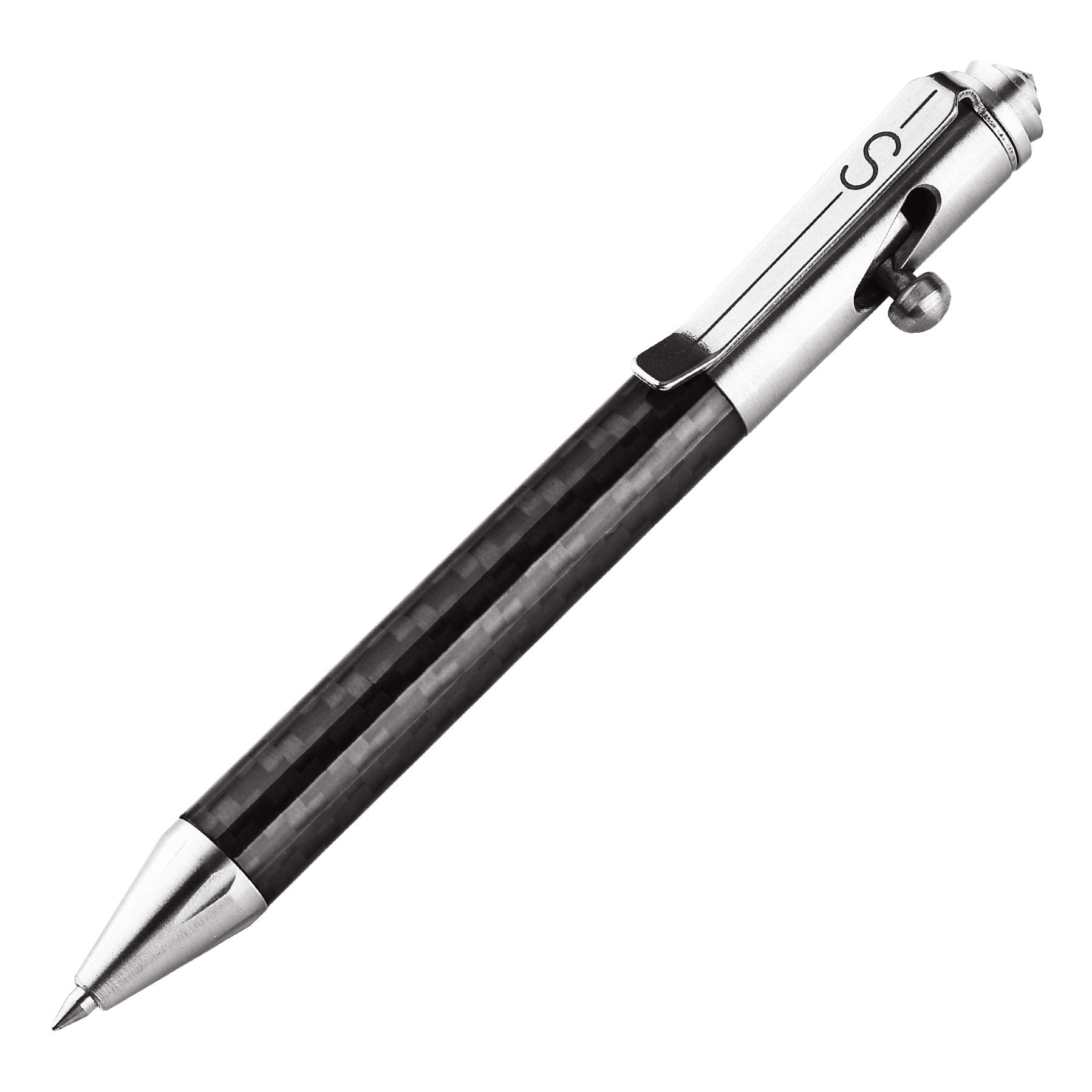 SMOOTHERPRO Carbon Fiber Bolt Action Pen, Compatible with Parker Refill