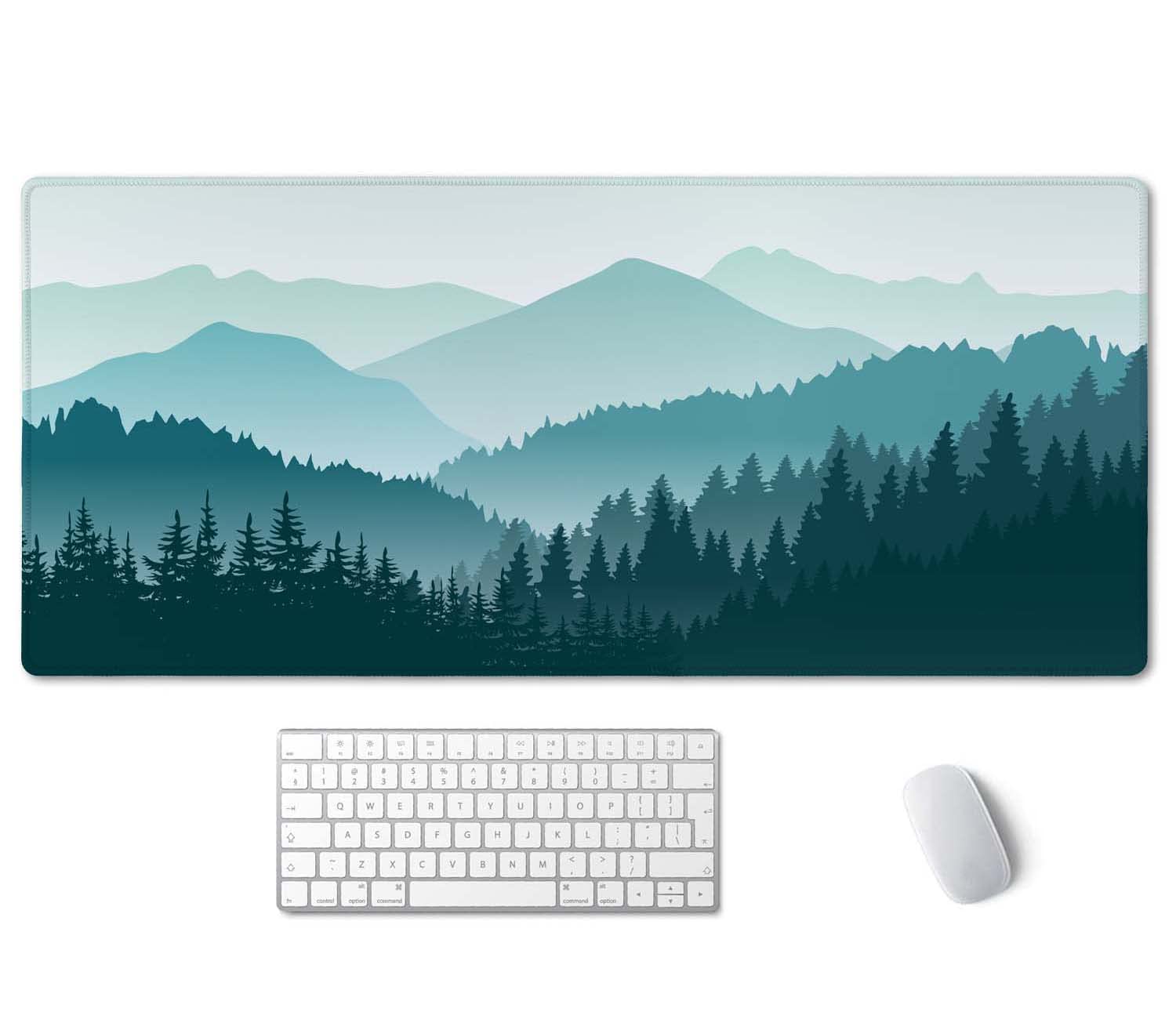 Large Mouse Pad, Full Desk XXL Extended Gaming Mouse Pad 35.5" X 15.7", Waterproof Desk Mat with