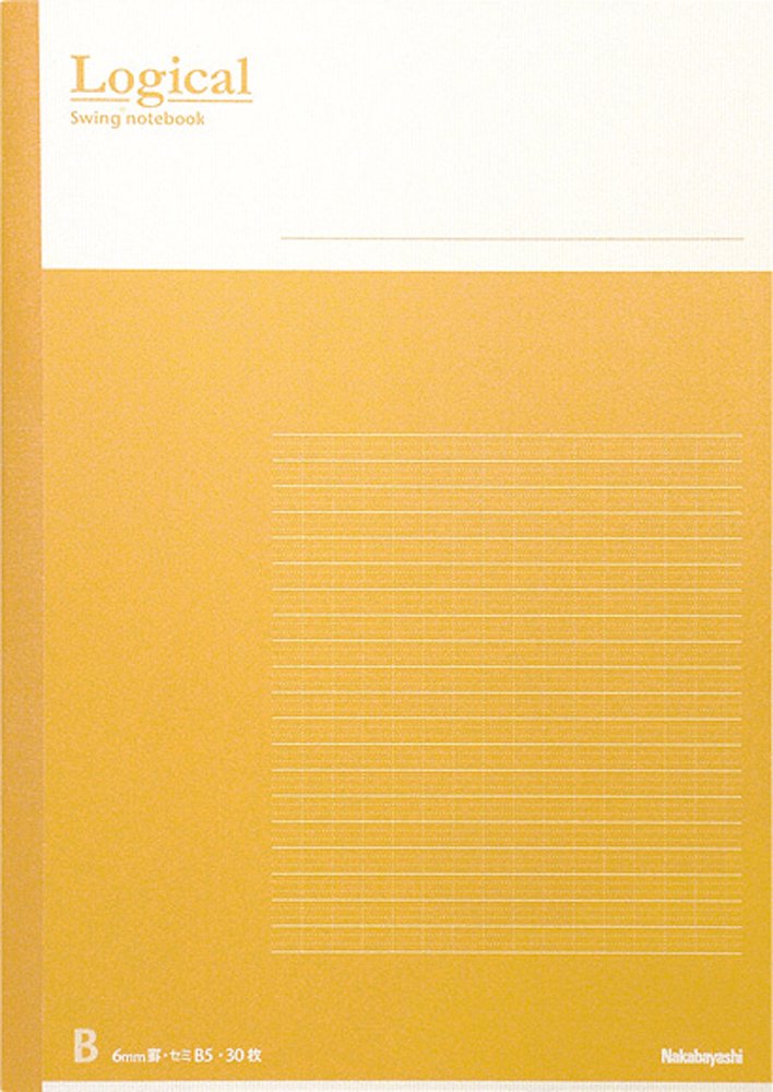 Nakabayashi No B501A-5P Swing Logical Notebook, B5 Size, A Rule, Pack of 5