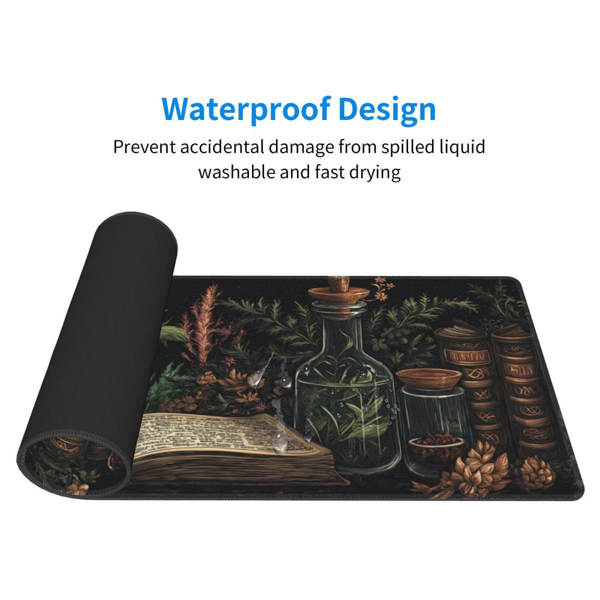 Dark Academia Mouse Pad XL Large Mousepad Non Slip Rubber Base Desk Mat for Laptop Computer Gaming