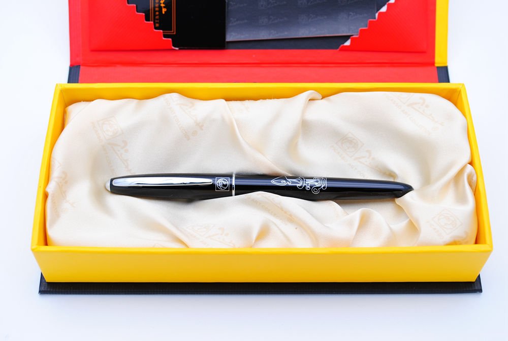 Picasso 606 Ultrafine Accounting Fountain Pen EF Nib Original Box (Black)
