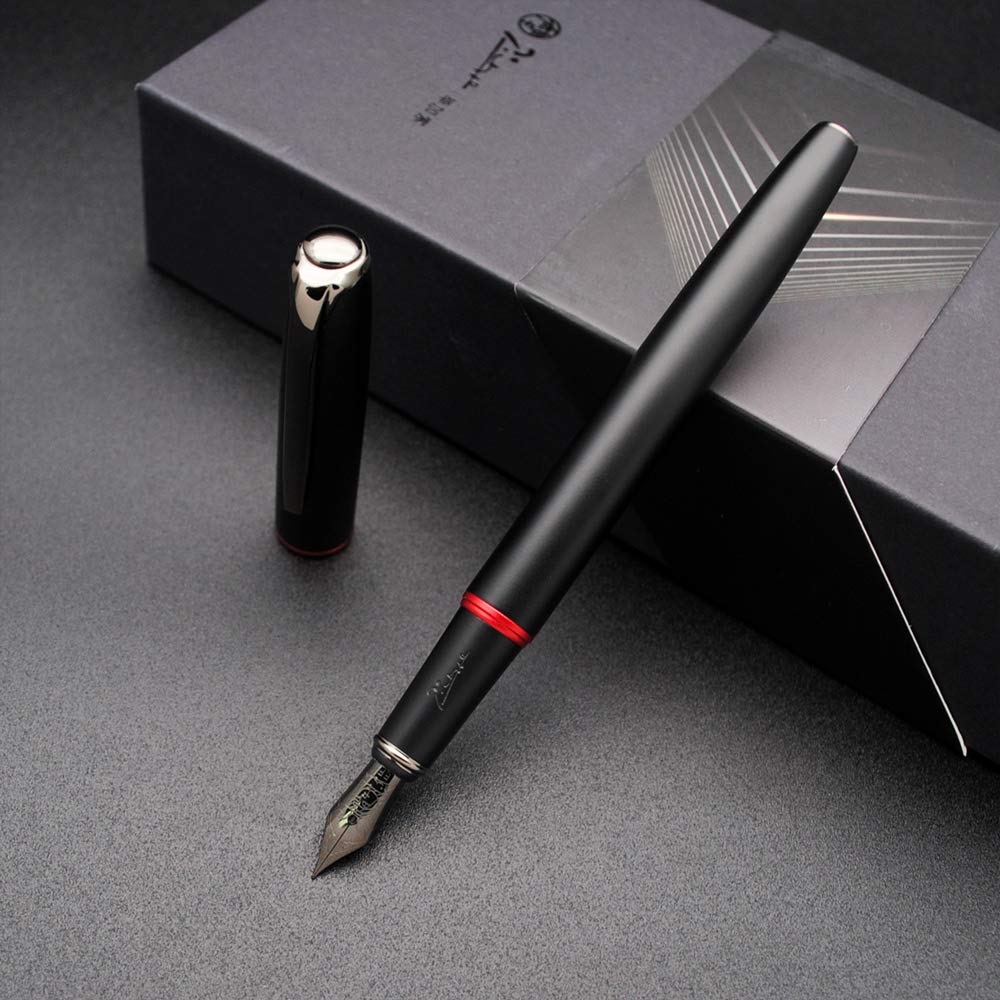 Picasso 916 Malage Fountain Pen Original Box New Version (Dawn Red, Extra Fine Nib 0.38mm)