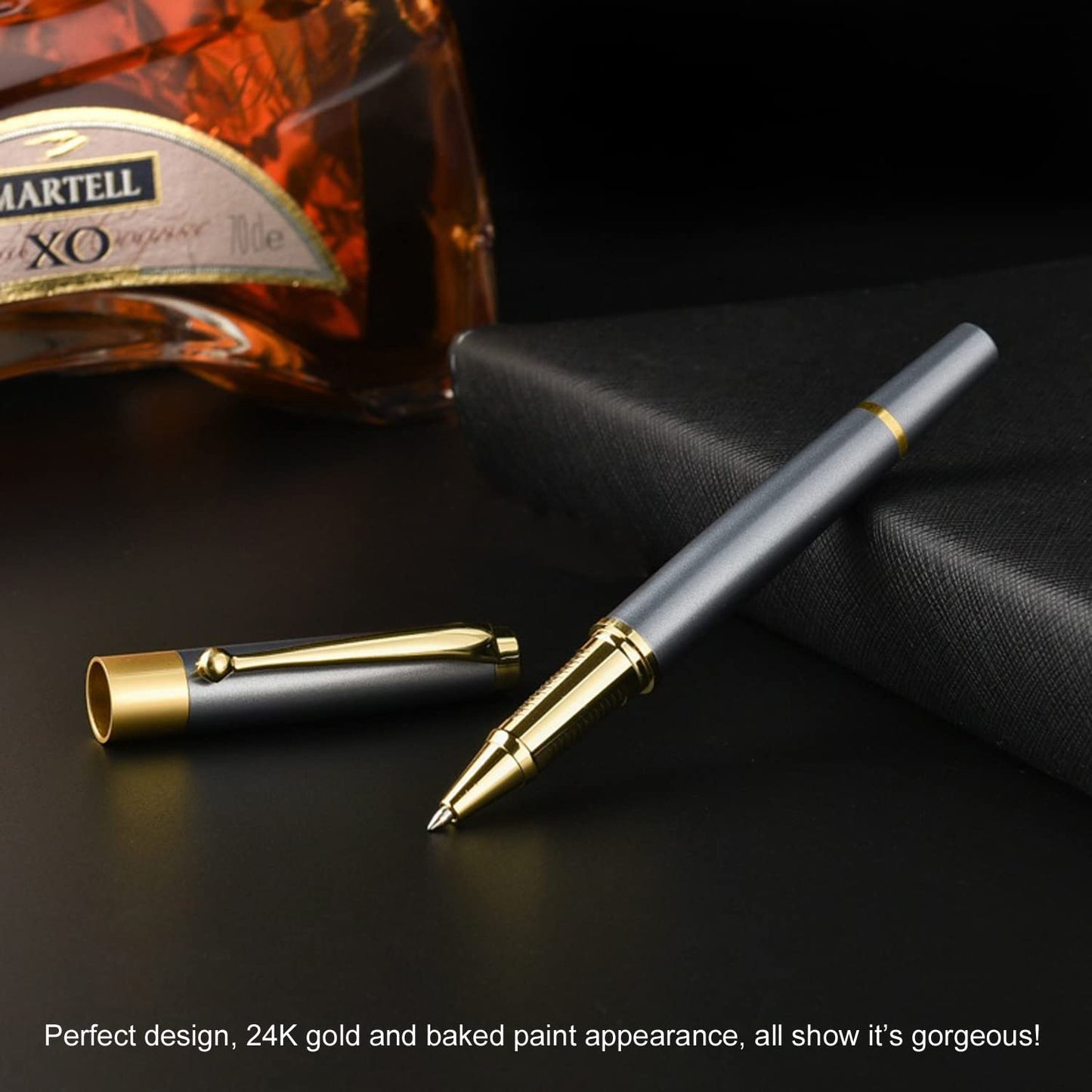 YIVONKA Ballpoint Pen Black Refill,Luxury Ballpoint Line width 0.5mm,Best Ball Pen Gift Set for Men