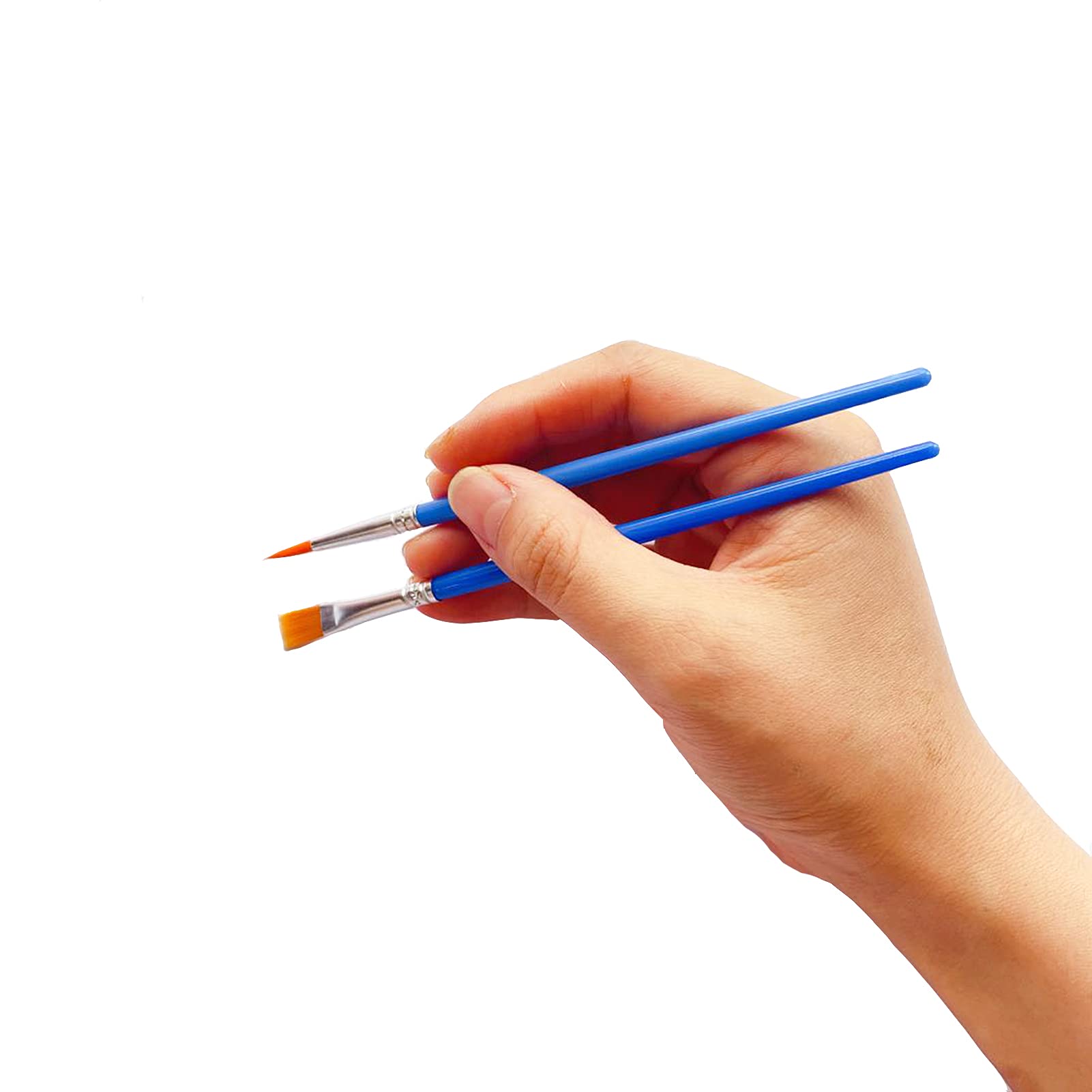 JINDUODUO 60 Pcs Paint Brushes for Kids, Students/Teens/Beginners,Watercolor/Oil/Acrylic Paint