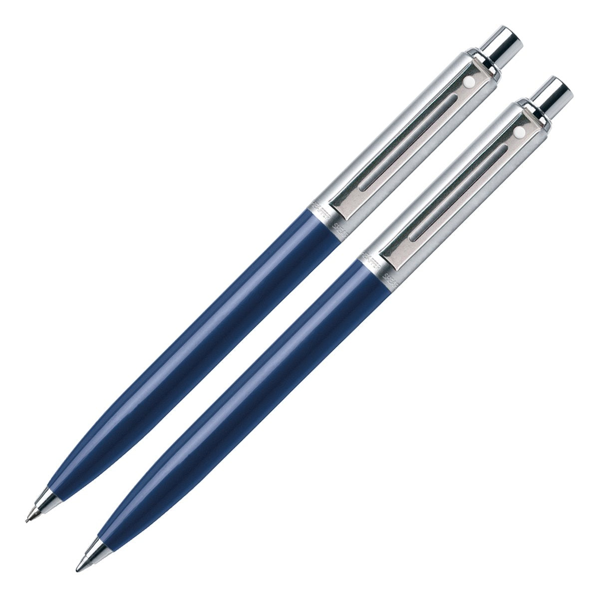 Sheaffer Sentinel Blue Ballpoint Pen & 0.7mm Pencil with Chrome Trim