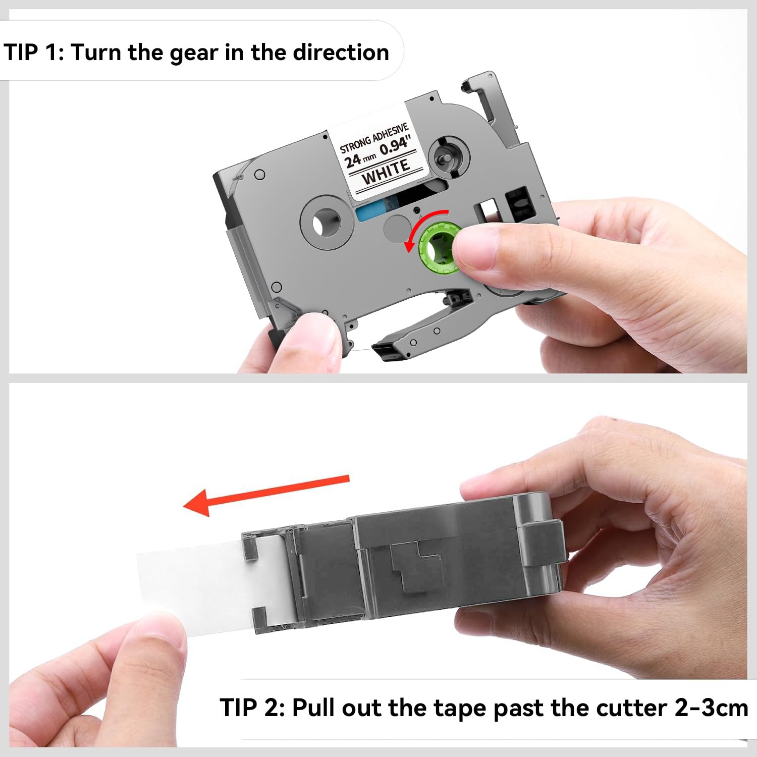 Compatible with Brother TZe-S251 Extra Strength Adhesive Label Tape 24mm/1"