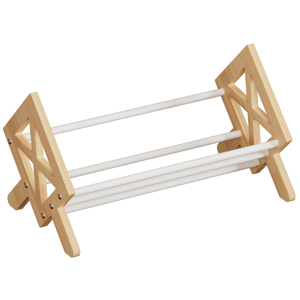 ART-GIFTREE Desktop Bookshelf Organizer, Wood Office Tabletop Book Storage Rack, Tilting Bookcase