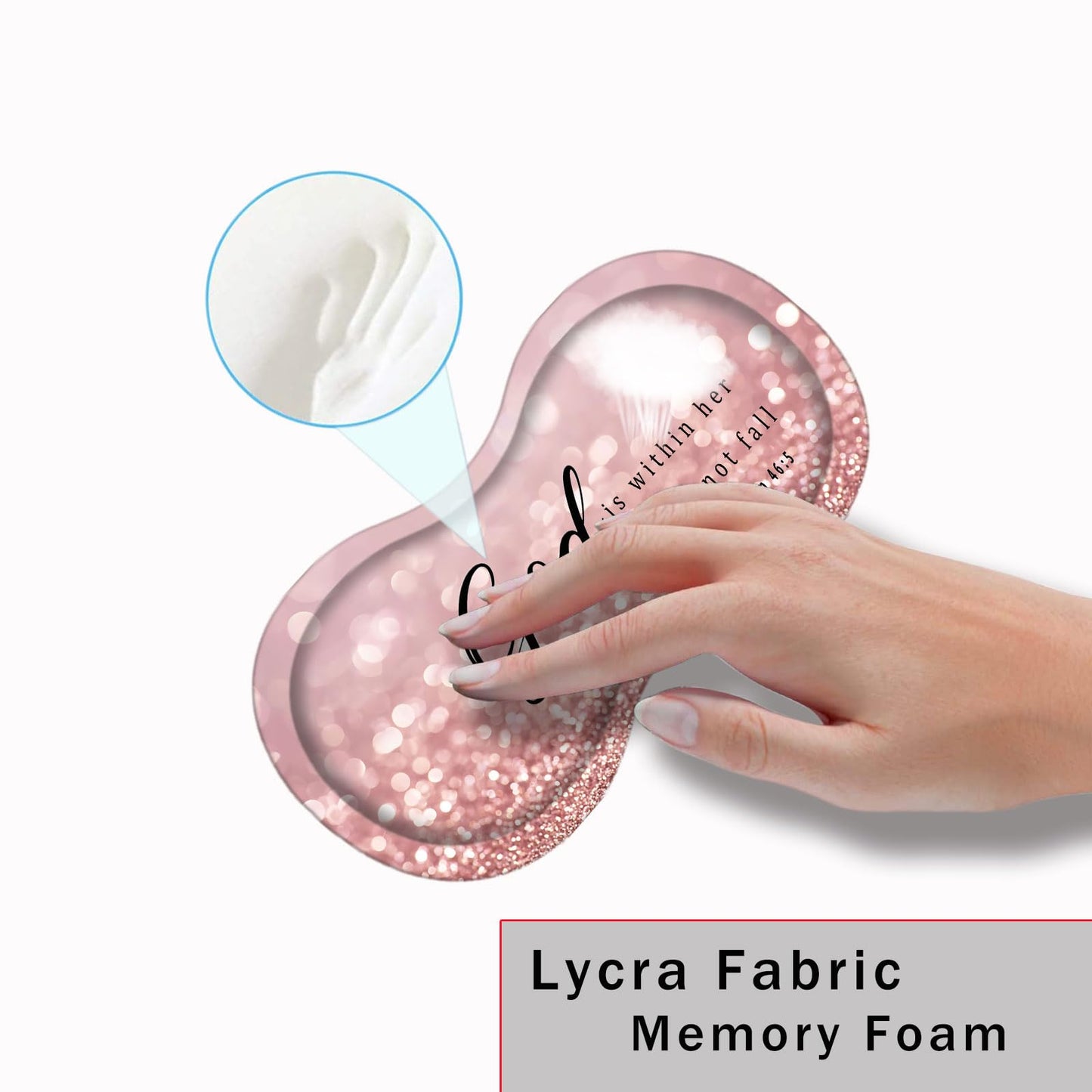 CICPLKSE Mouse Pad with Wrist Support + Desk Mat + Coaster 3 in 1 Set, XXL Large Gaming Mousepad