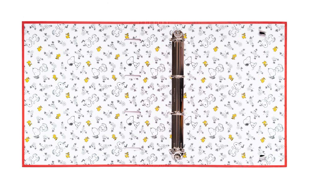 Grupo Erik 4 Ring Binder A4 - Snoopy Stationery | 10.6 x 12.6 inches - 27 x 32 cm - A4 Ring Binder