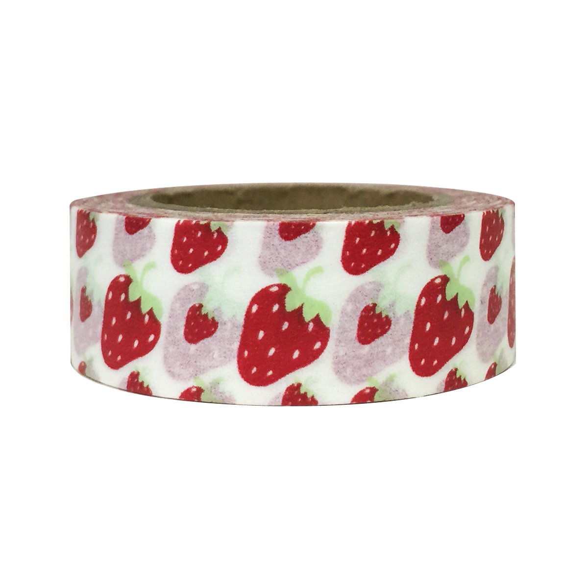 Wrapables Colorful Washi Masking Tape, Strawberries