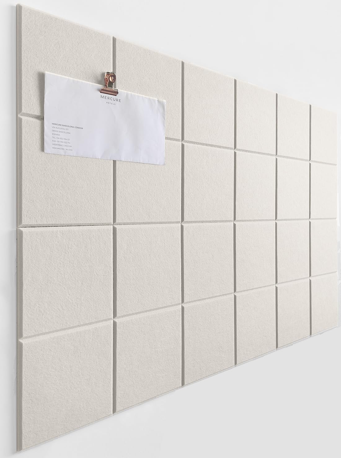 DECORITA Cork Board 24 x36 Alternative - 6 Pack Felt Wall Tiles with Safe Removable Adhesive Tabs