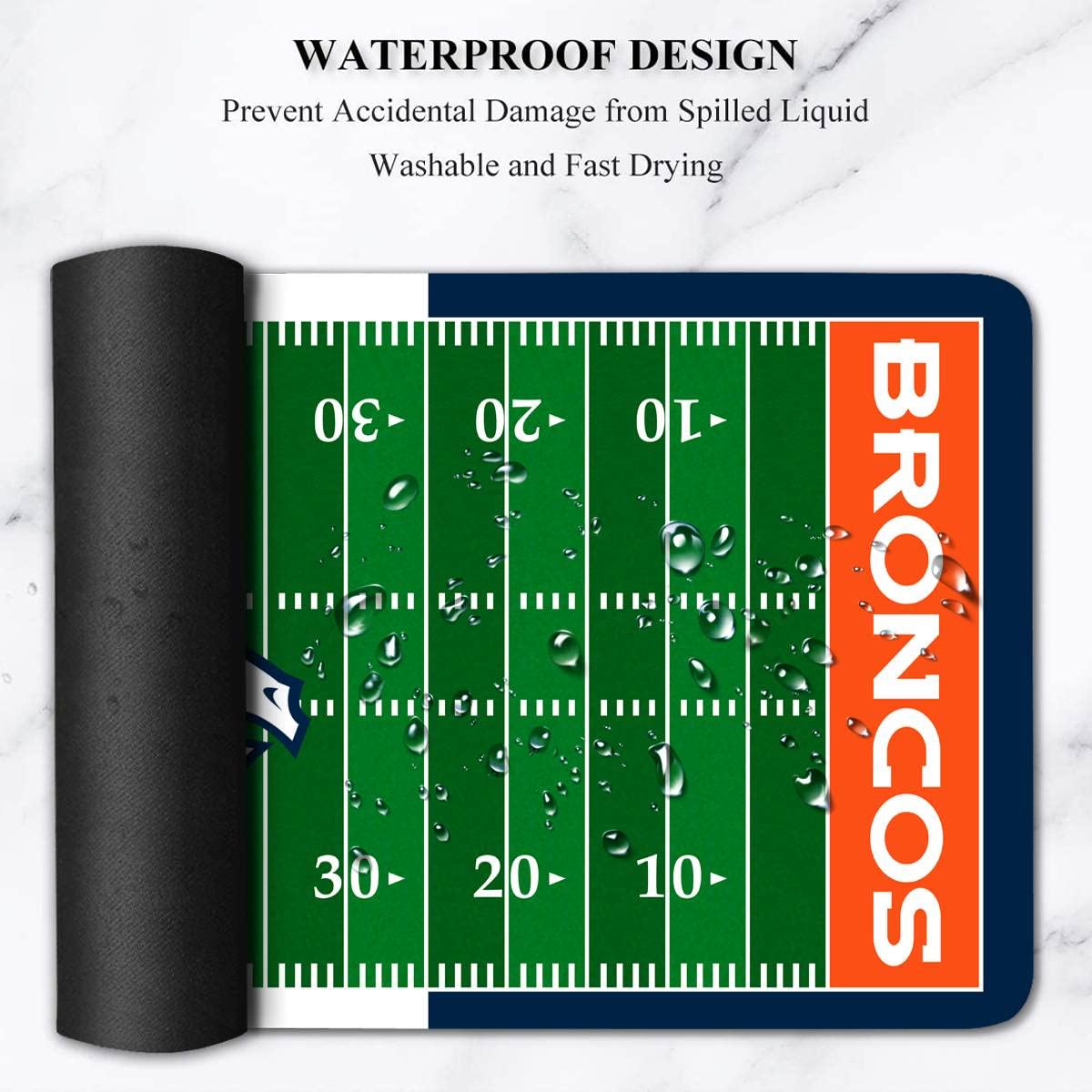 Large Gaming Mouse Pad, Mousepad with Non-Slip Rubber Base for Laptop Computer Desktop
