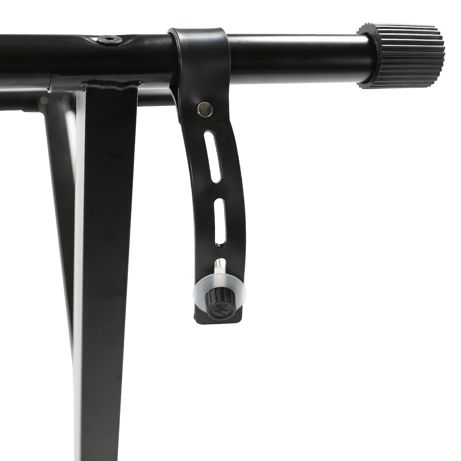 Hamzer Single X-Style Keyboard Stand, Heavy-Duty Height Adjustable Keyboard Piano Stand, Foldable