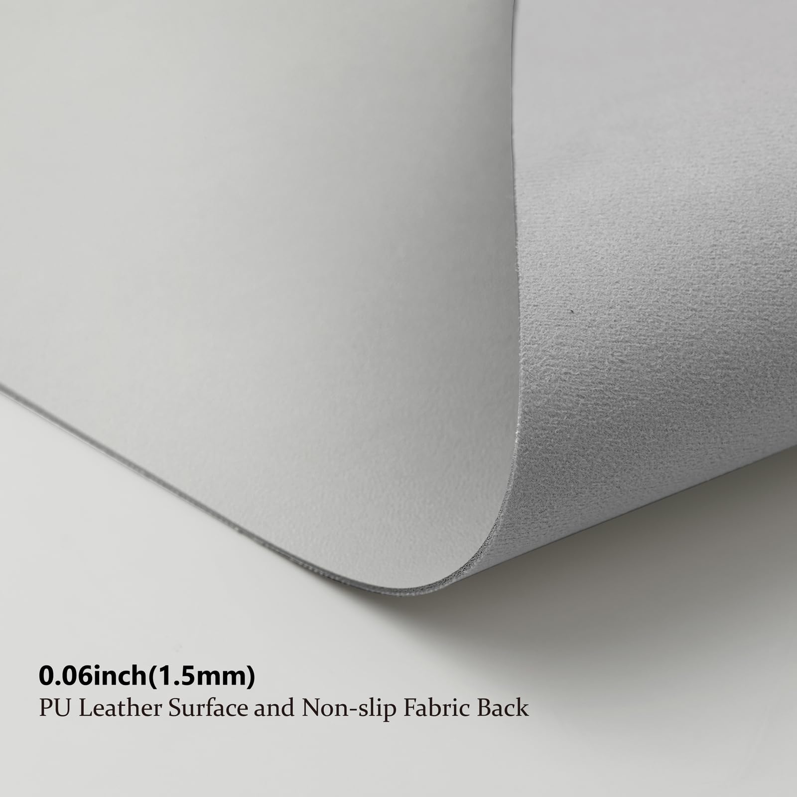 Large Desk Mat - 47.2"x 17" Non-Slip PU Desk Pad for Office and Home - Ideal for Large Mouse Pad