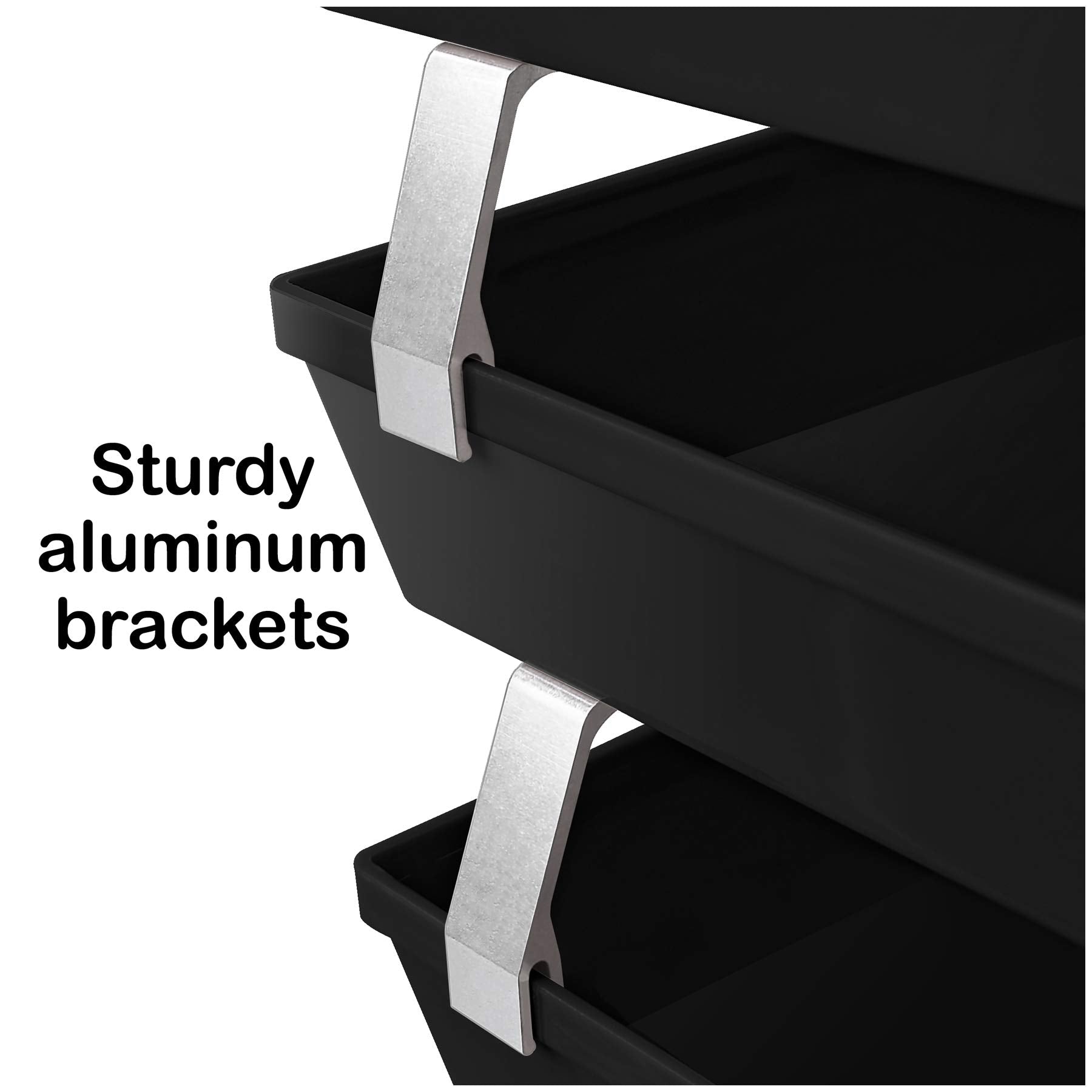 Acrimet Facility 3 Tier Letter Tray, Side Load, Letter Size/A4, Desktop File Organizer, Plastic