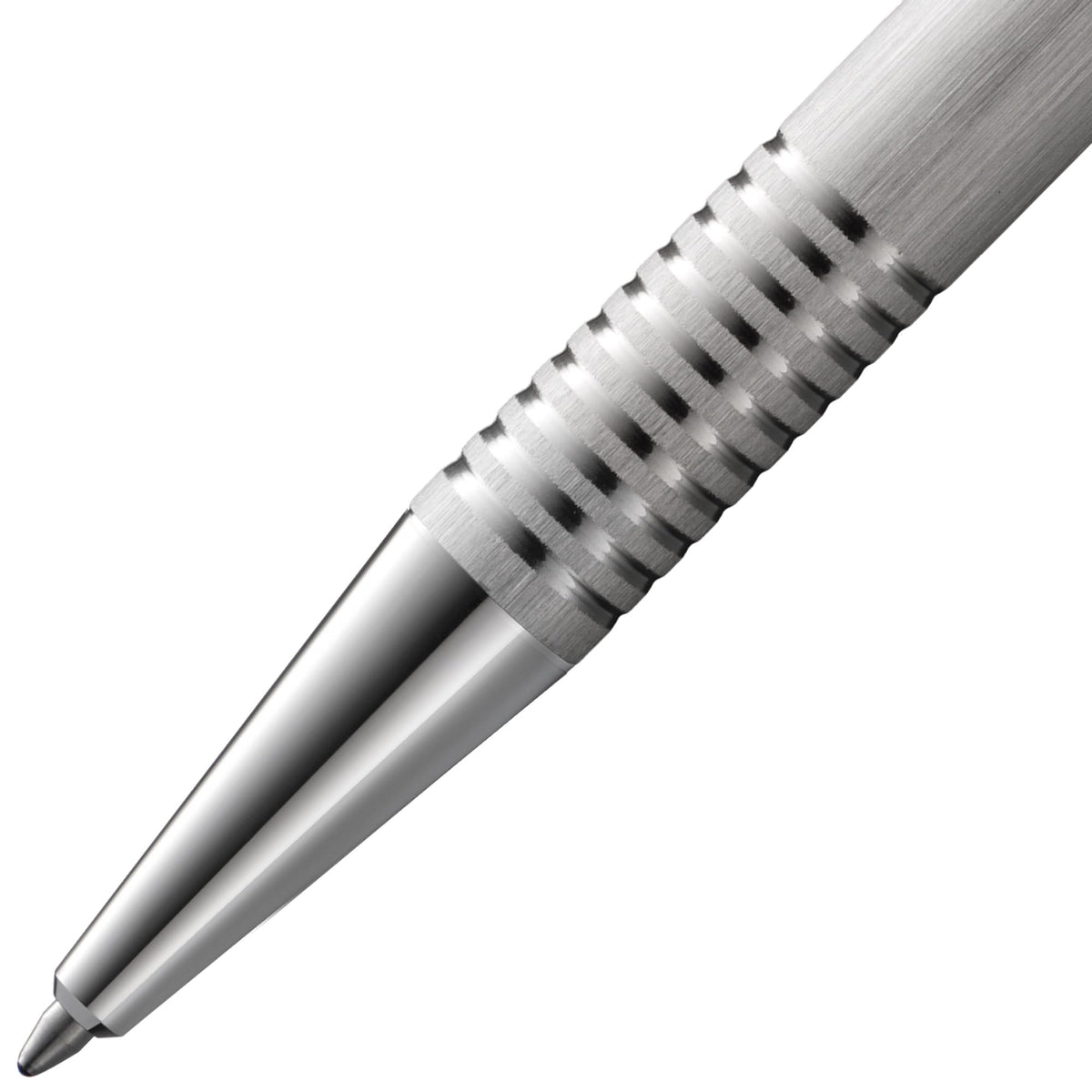 Lamy logo brushed - Ballpoint Pen in an elegant & robust stainless steel case - line width M