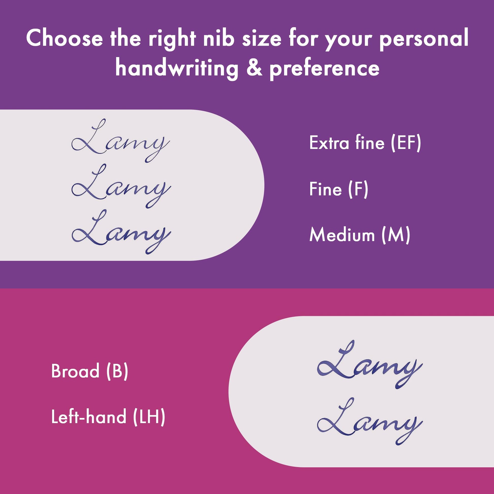 LAMY safari pink cliff - Fountain Pen with ergonomic grip & polished steel nib in size EF - ideal