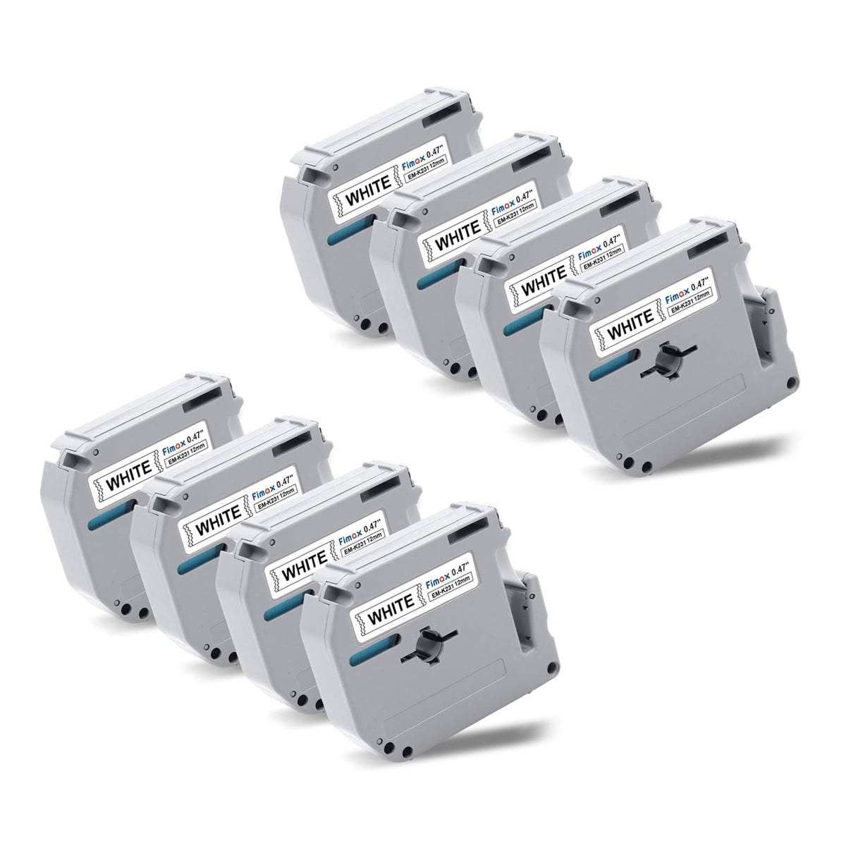 M-K231 Label Tape 12mm Replacement for Brother P-Touch M-231 M Tape MK231