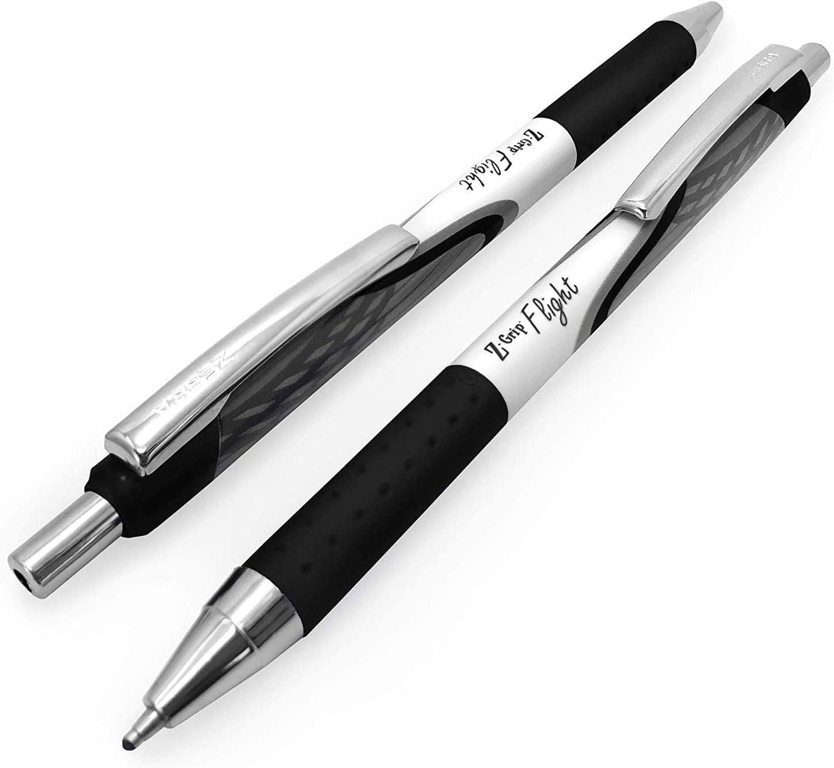 Zebra Classic Z-Grip Flight Ballpoint Pens - 1.2mm - Black Ink - Pack of 10
