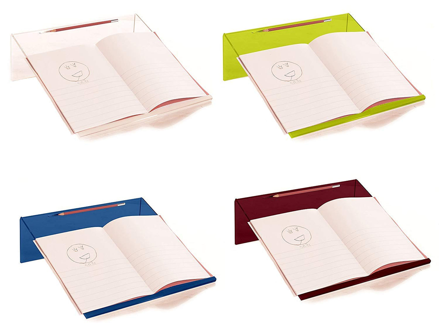 Playlearn Extra Wide Slant Board for Writing – Acrylic, Anti-Slip, Pen Holder - 20 Degree Angle