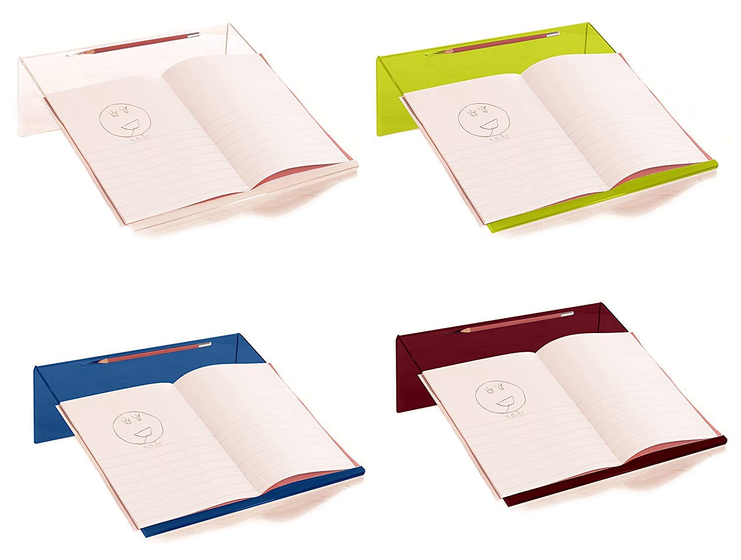 Playlearn Extra Wide Slant Board for Writing – Acrylic, Anti-Slip, Pen Holder - 20 Degree Angle