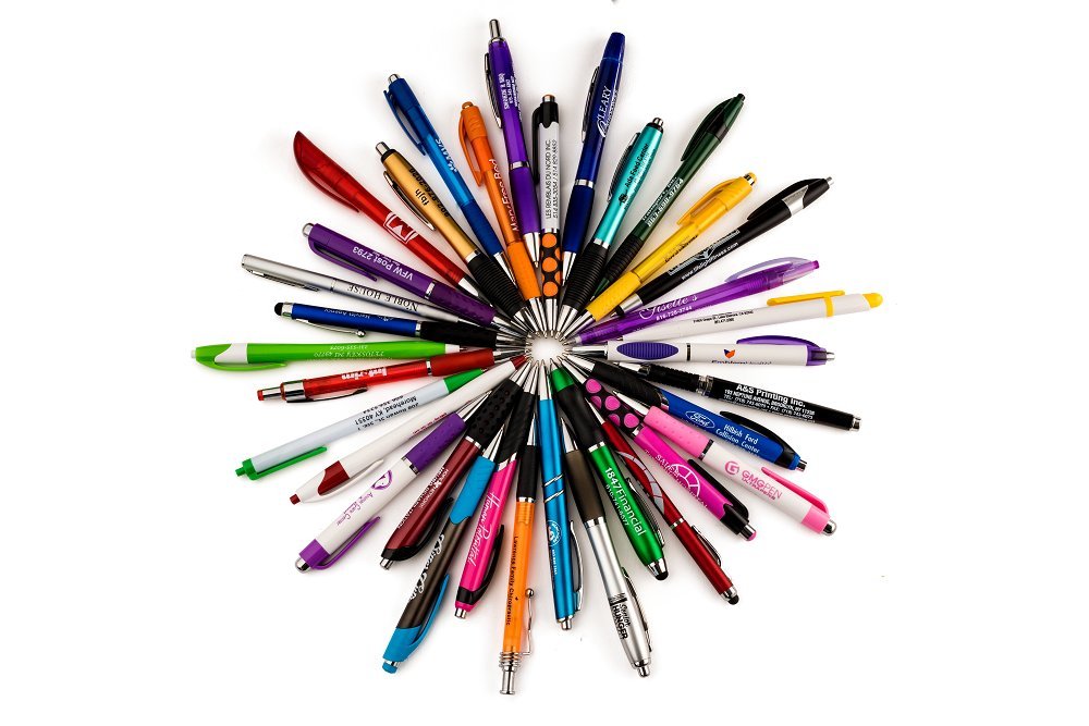 Wholesale bulk lot misprint plastic pens by SE ROSE (50 pack)