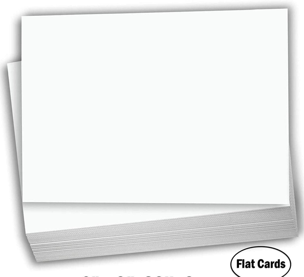 Hamilco White 100lb Cover Heavy 6x9 Index Cards & Recipe Cards (100PK)