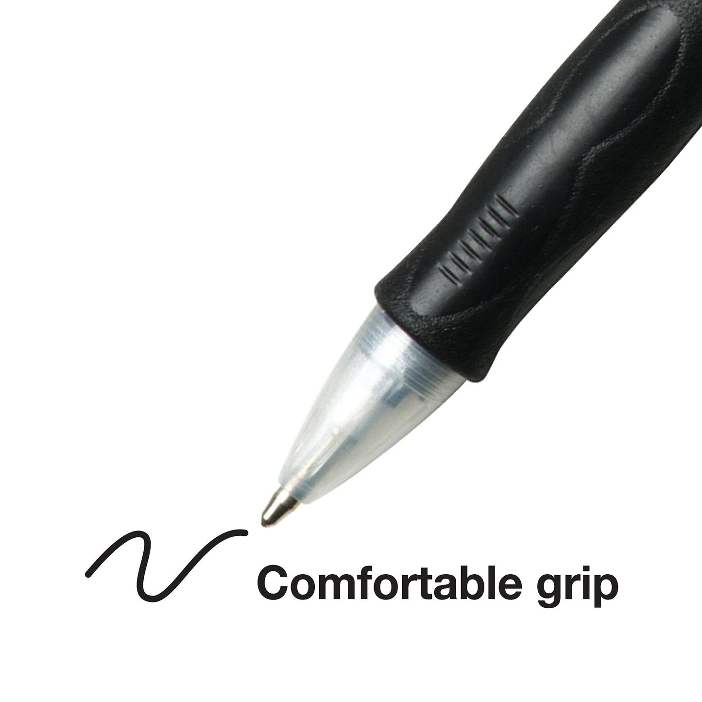 BIC Velocity Retractable Ball Pen, Medium Point, 1.0mm, Black, 36-Count