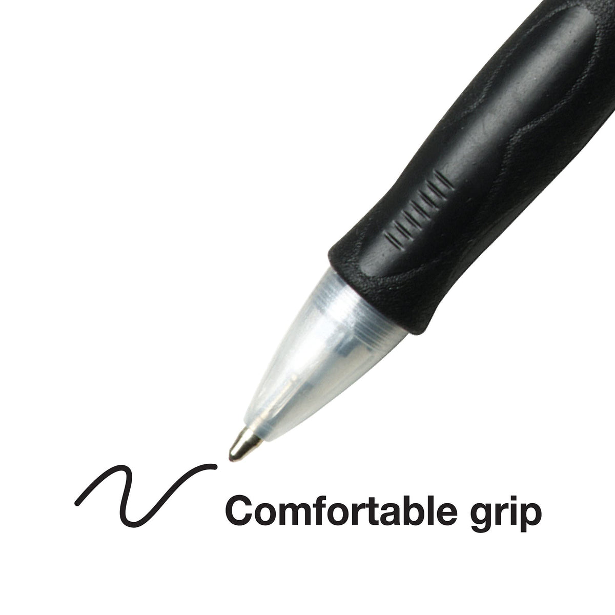 BIC Velocity Retractable Ball Pen, Medium Point, 1.0mm, Black, 36-Count