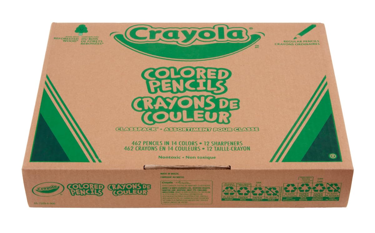 Crayola Colored Pencil Classpack (462ct), Teacher Appreciation Gifts
