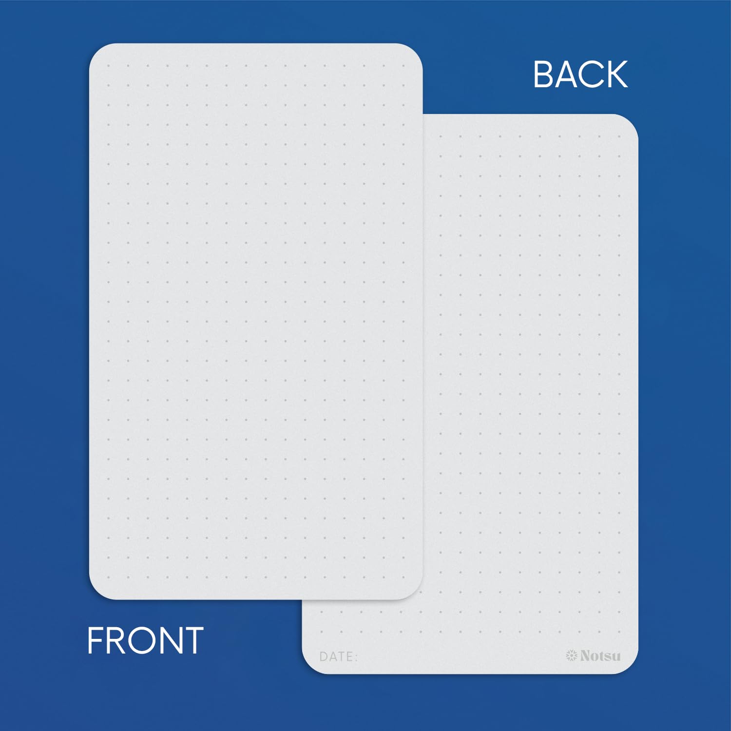 Notsu Dot Grid Index Cards 3x5 inch Box Set