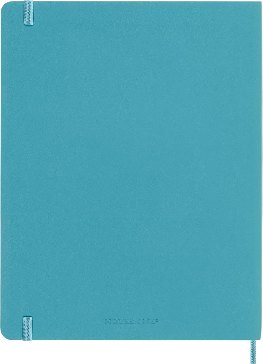 Moleskine Classic Notebook, Soft Cover, XL (7.5" x 9.5") Ruled/Lined, Reef Blue, 192 Pages