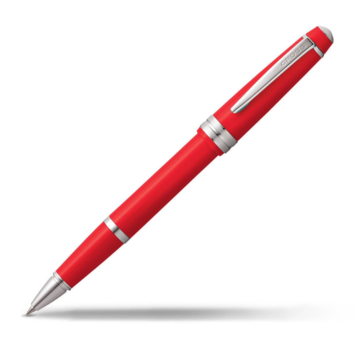 Cross Bailey Light Rollerball Pen, Polished Red, Medium Point, Black Ink