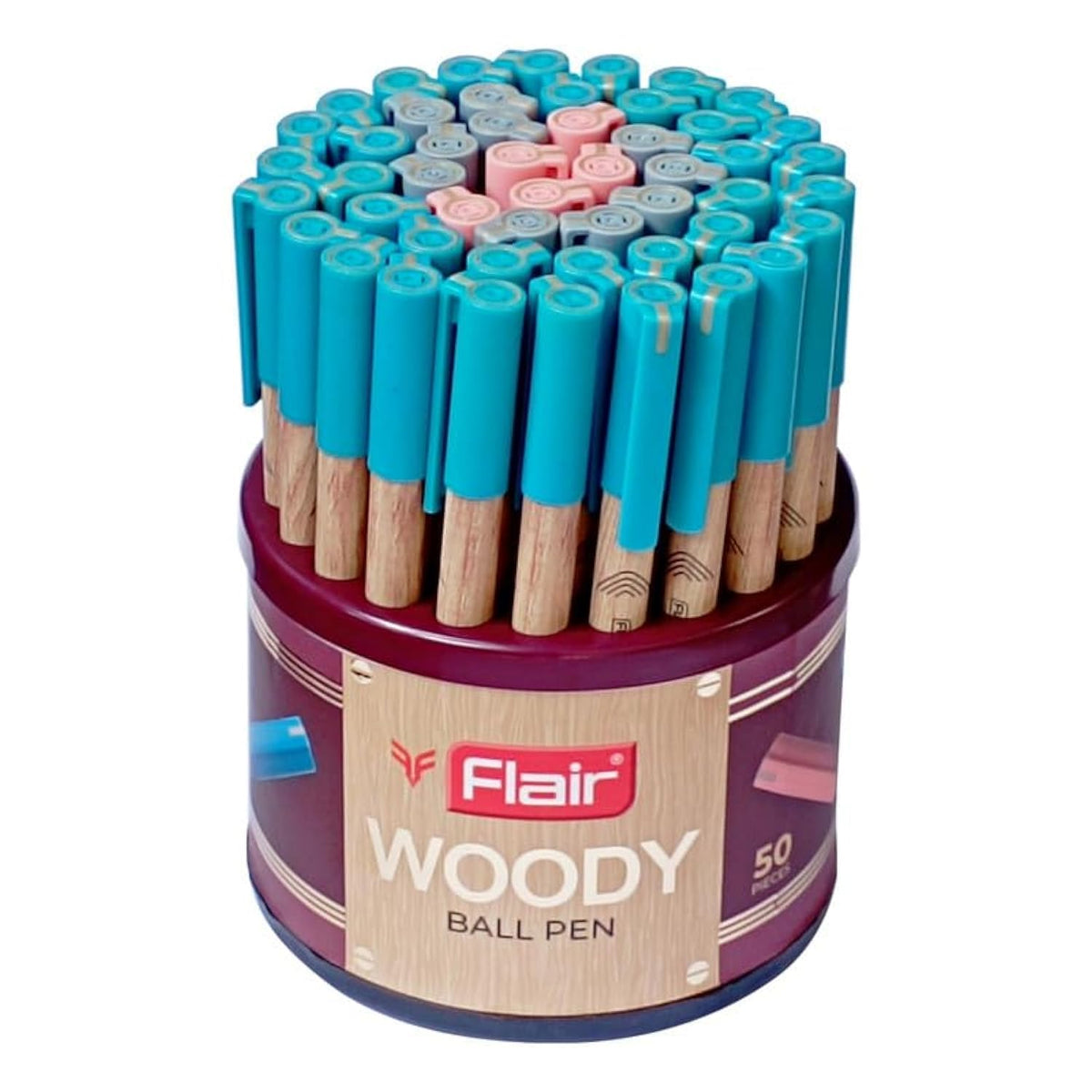 Flair Woody Ball Pen | 0.7 mm Tip Size | Attractive Woody Design | Smooth Ink Flow System With