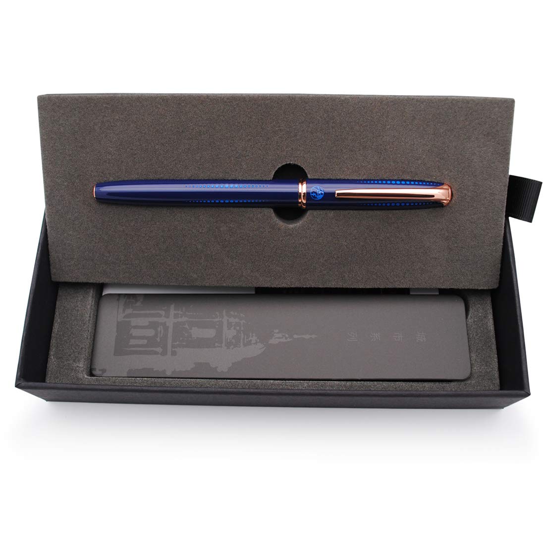czxwyst Picasso 916 Malage Fountain Pen Original Box New Version (Starlit Night Blue, Medium Nib