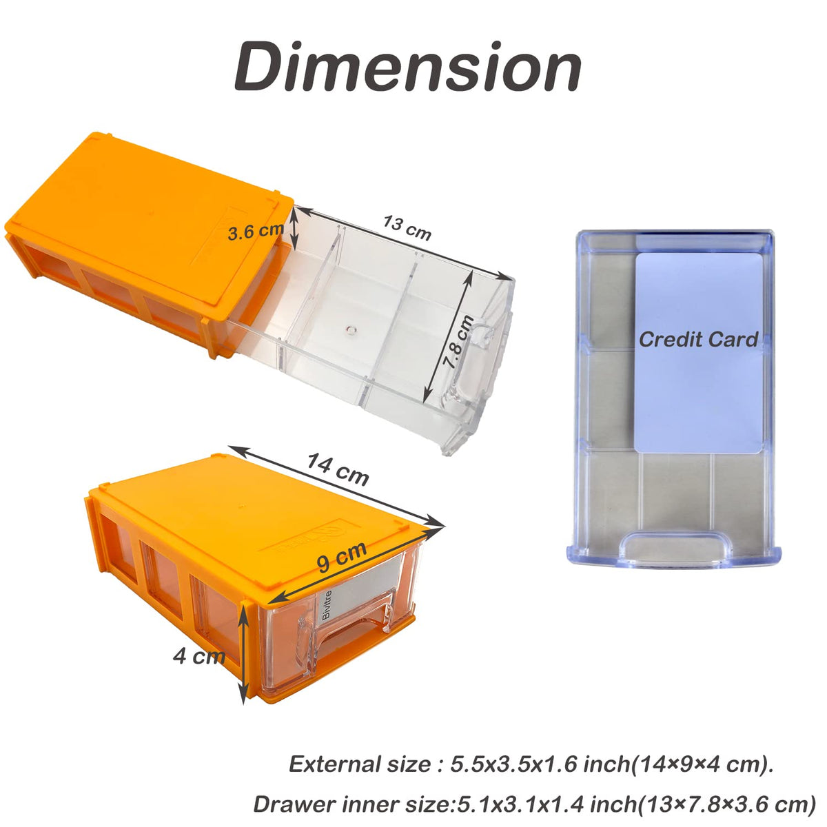 Stackable Storage Drawers Set of 20 with Dividers and Paper Labels
