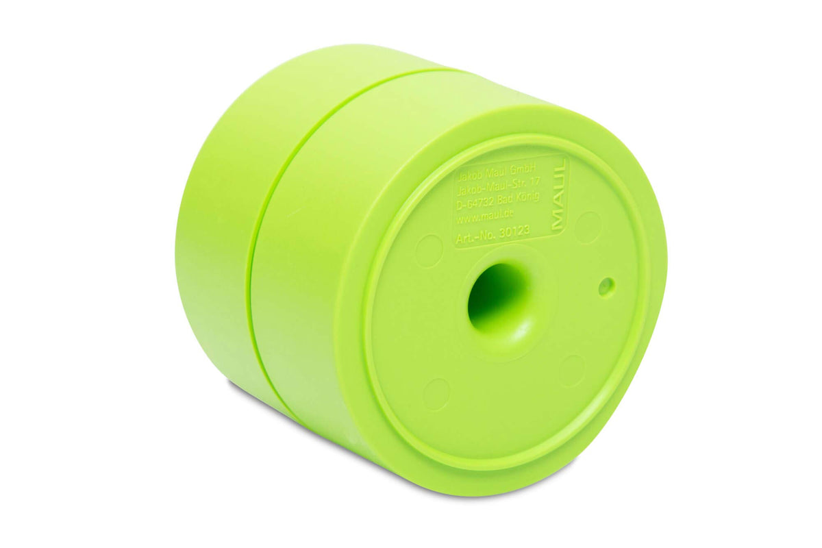 MAUL Magnetic Paperclip Holder, Ø 73mm, H66mm, Light Green