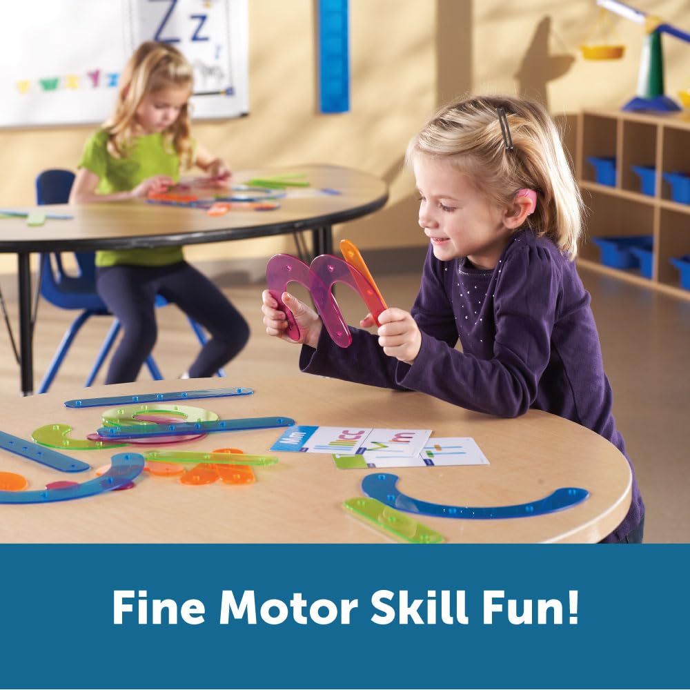 Learning Resources Letter Construction Activity Set - Alphabet Montessori Toys, Toddler Writing