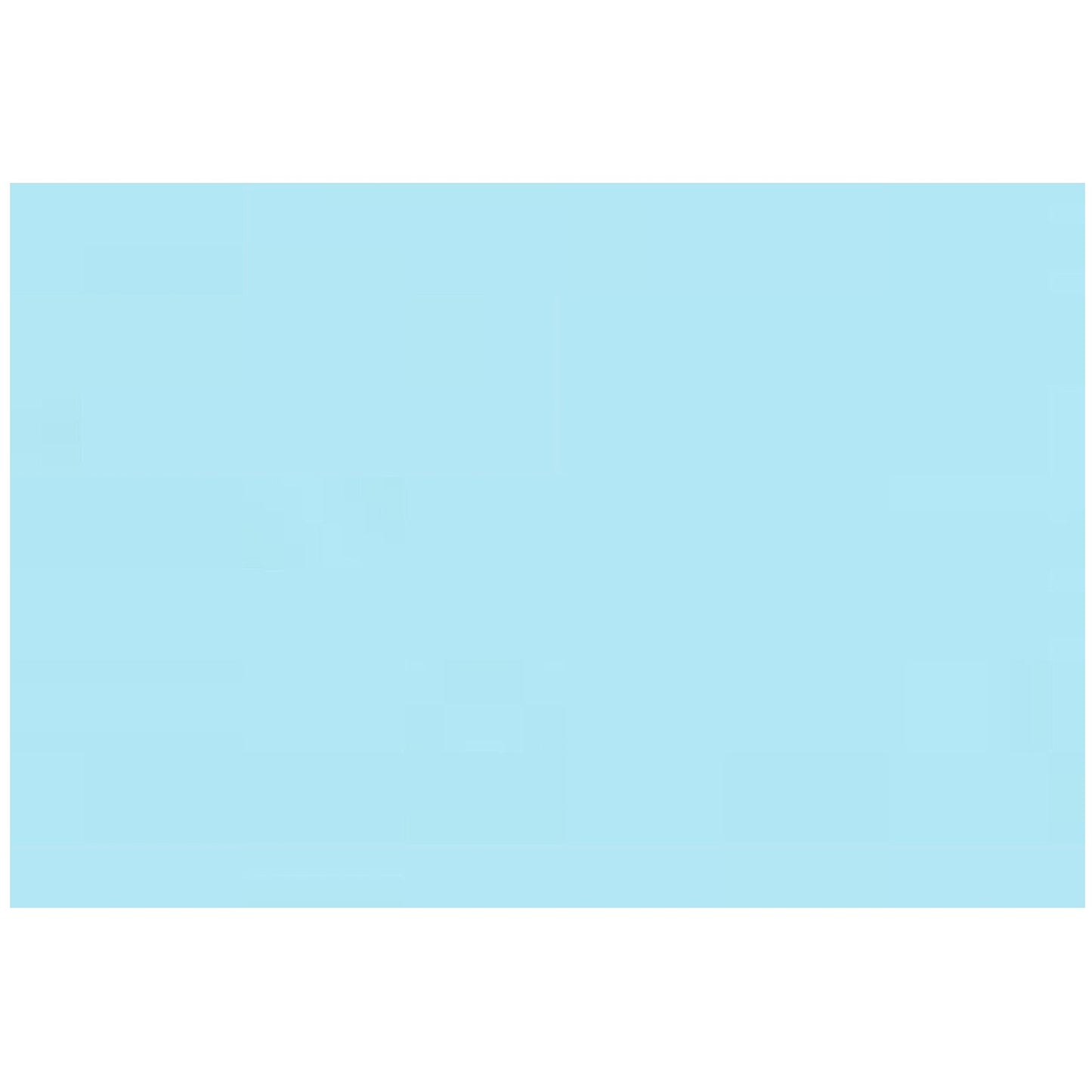 Colonial Cards: 100 Color Cardstock 4" x 6" Index Cards, Light Blue, Unruled