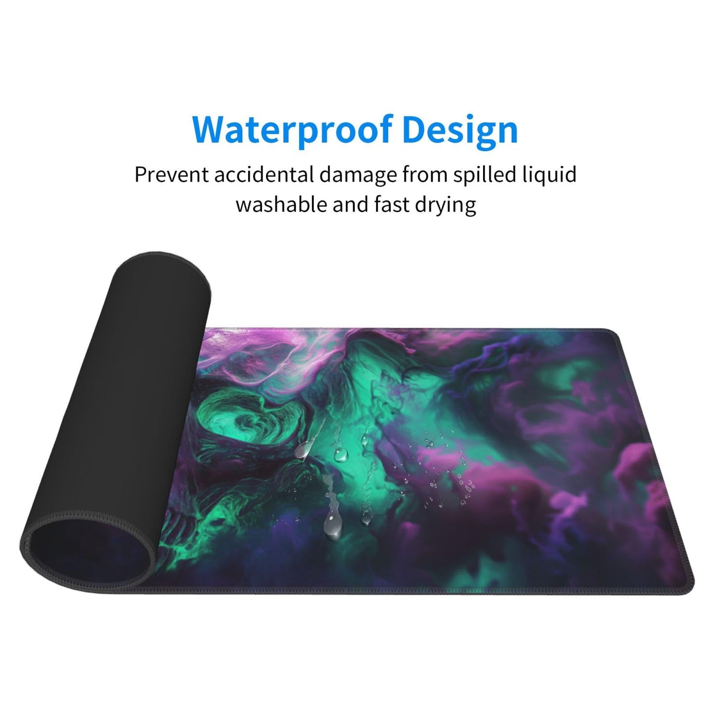 Horror Skull Mouse Pad XL Large Mousepad Non Slip Rubber Base Desk Mat for Laptop Computer Gaming