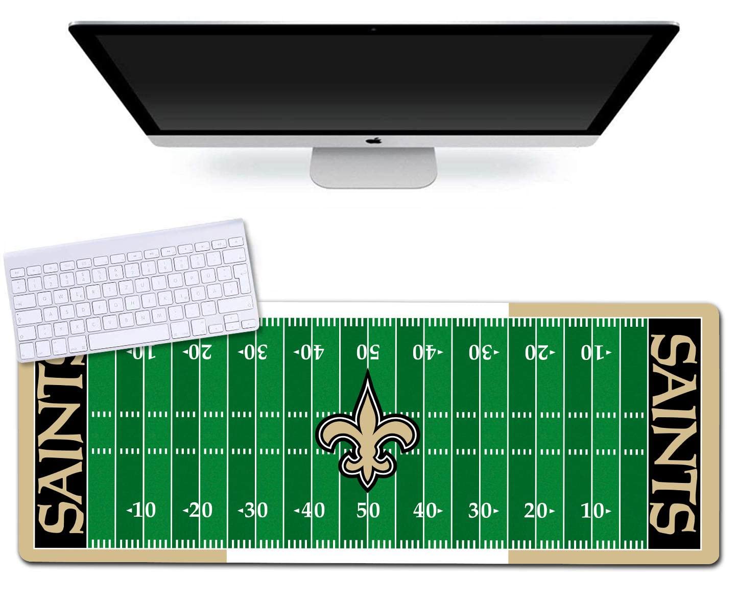 Large Gaming Mouse Pad, Mousepad with Non-Slip Rubber Base for Laptop Computer Desktop