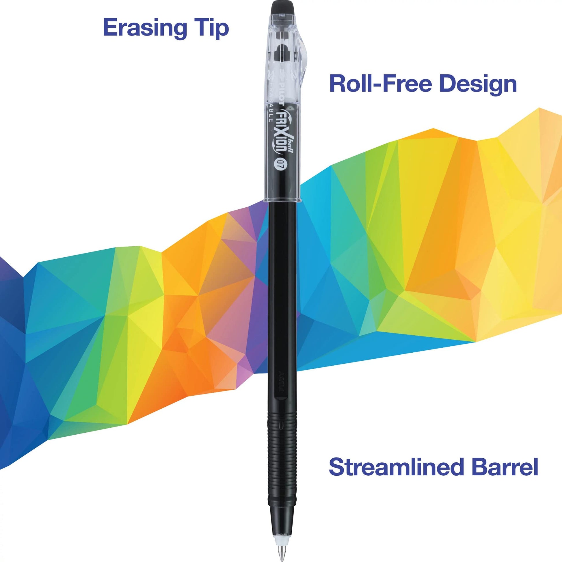 PILOT FriXion ColorSticks Erasable Gel Ink, Assorted Colors, Pack of 36