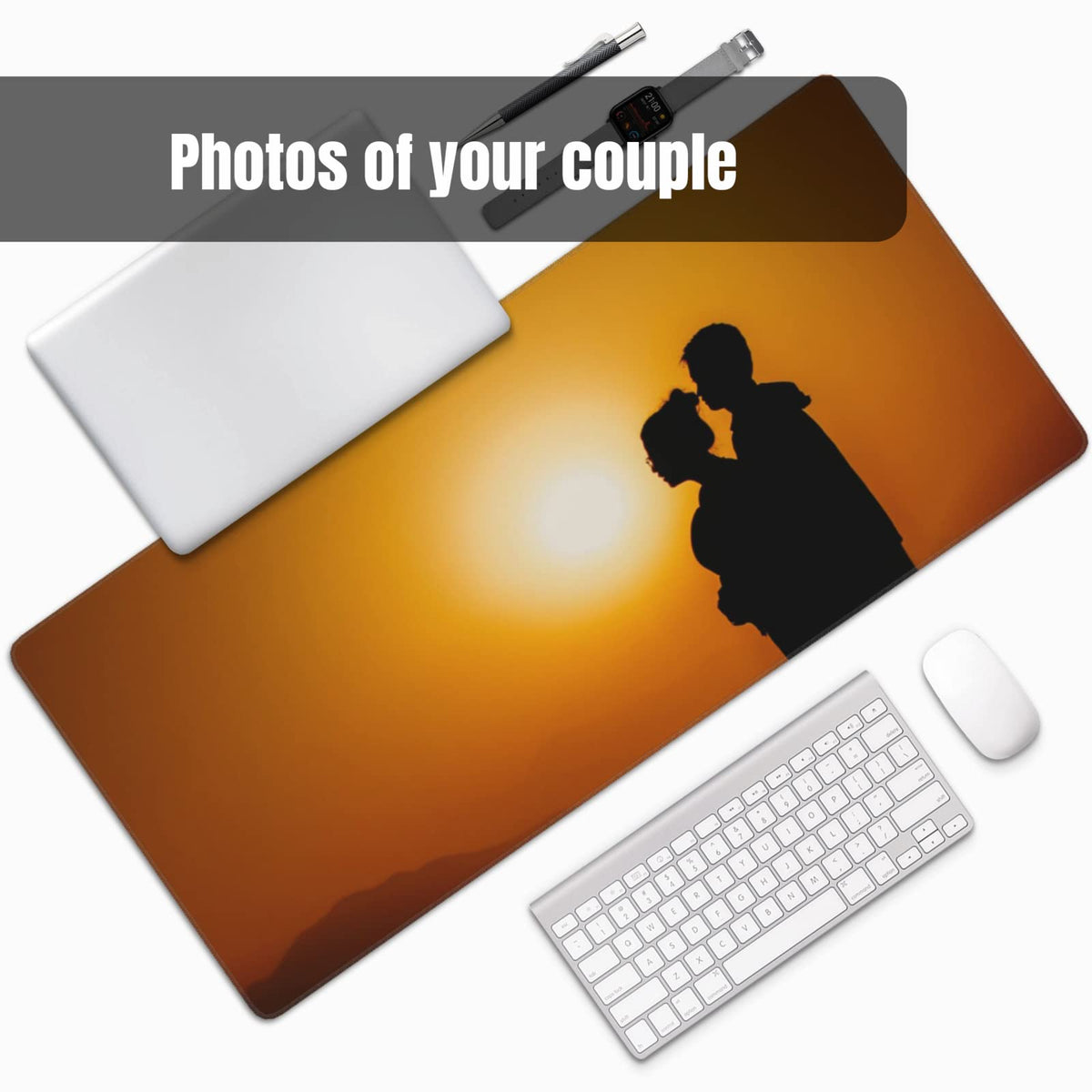 Custom Mouse Pad with Printing of Your Own Photo Image Logo Text Customized Personalized Mousepad