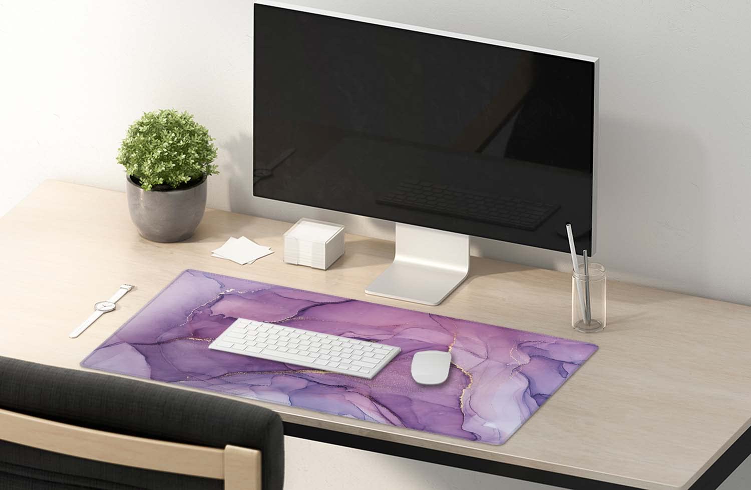 SSOIU Extended Gaming Mouse Pad Mat Large Desk Mat Non Slip Rubber Base Computer Desktop Laptop