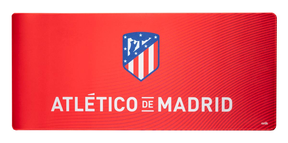 Grupo Erik Atletico De Madrid XXL Mouse Mat - Desk Pad - 31.5 Inch x 13.78 Inch Non-Slip Rubber