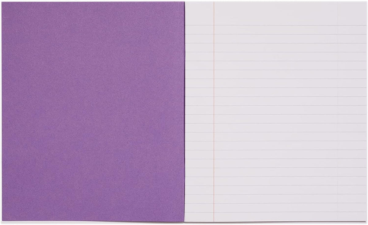 RHINO F8M 200x165 48 Page Exercise Book - Purple (Pack of 10)